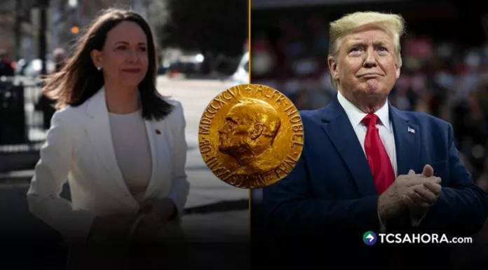 Machado dijo que presentó su medalla del Nobel de la Paz a Trump en la Casa Blanca, sin aclarar si el presidente aceptó la insignia.