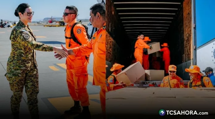 La ministra de Educación recibió este domingo un cargamento de implementos escolares que beneficiará a 1.2 millones de estudiantes.