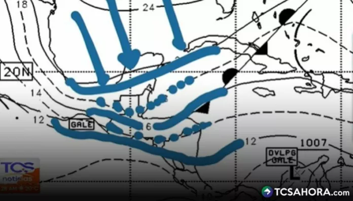Vientos nortes podrán llegar a tener ráfagas de hasta 70 km/h. Pese a los Vientos Nortes, estará caluroso durante el día, pero fresco en la noche y madrugada, donde las temperaturas podrán disminuir.