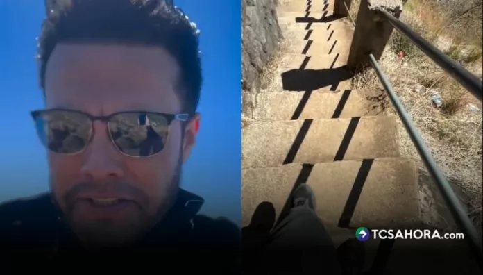 Henry Urbina se fue de turista para disfrutar el frío El Salvador registra fuertes vientos y temperaturas más frescas y Henry Urbina decidió hacer turismo y disfrutar.