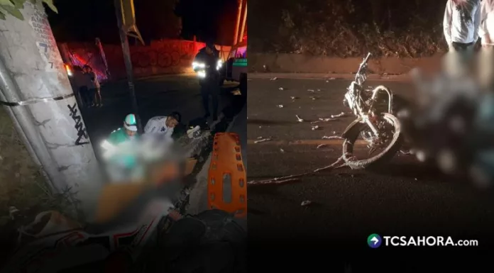 Al menos dos motociclistas perdieron la vida en accidentes de tránsito registrados durante las últimas horas.