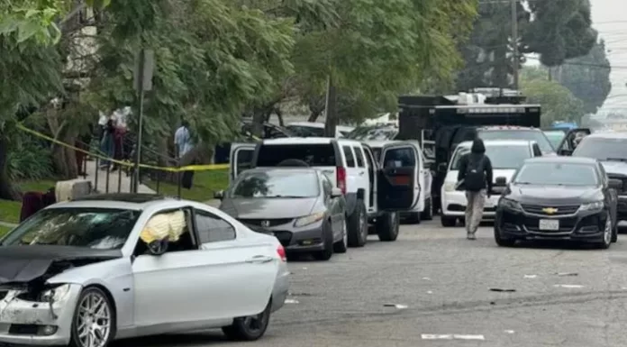 Un agente migratorio disparó cuando el inmigrante salvadoreño indocumentado intentó escapar en un carro en la ciudad de Los Ángeles.