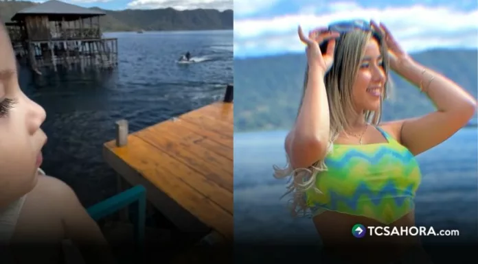 La conductora compartió en sus redes sociales fotografías y videos de su reciente visita al Lago de Coatepeque, donde vivió un momento especial junto a su familia.