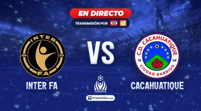 Repasa los detalles del partido de la fecha 3 del Torneo Clausura 2026 de la Liga Mayor de Fútbol entre Inter FA y Cacahuatique.
