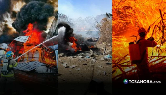 Cuerpo de Bomberos contabiliza 35 incendios en las últimas 24 horas De acuerdo con el informe de las autoridades, solo en las últimas 24 horas se han registrado un total de 35 incendios en diferentes puntos del país.