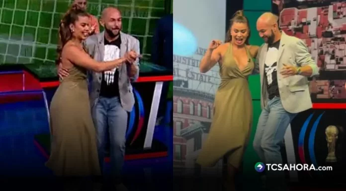 El ganador de Bailando por un Sueño llegó como invitado al programa de Canal 4 y terminó bailando en el set junto a Linda Sibrián.
