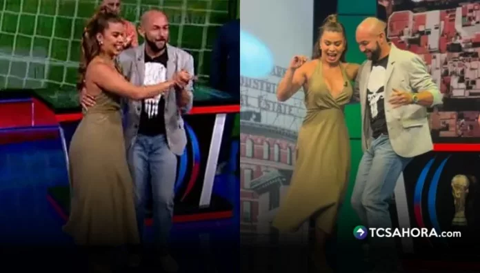 Alex “El Paleta” Erazo baila con Linda Sibrián en Camino a la Copa El ganador de Bailando por un Sueño llegó como invitado al programa de Canal 4 y terminó bailando en el set junto a Linda Sibrián.