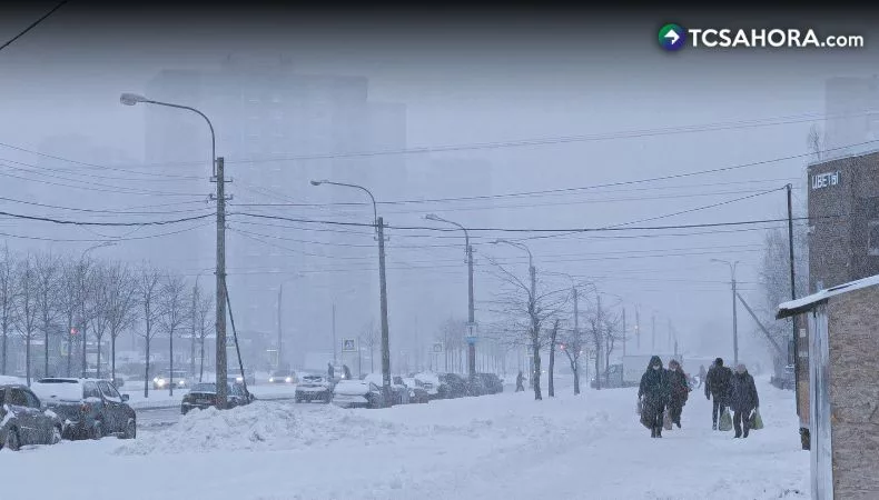 Moscú registra nevada histórica en más de dos siglos