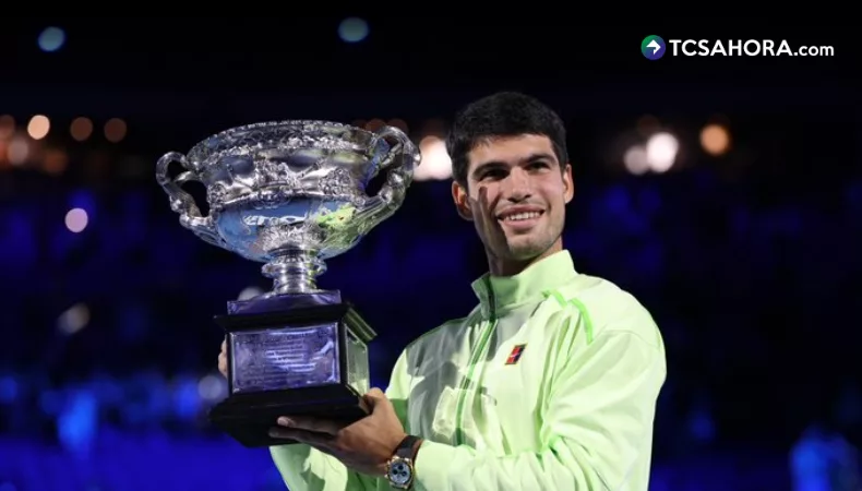 Carlos Alcaraz conquista por primera vez el Australian Open