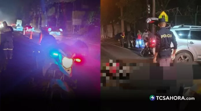 En las últimas horas se han registrado accidentes de tránsito, que han dejado al menos dos personas fallecidas.