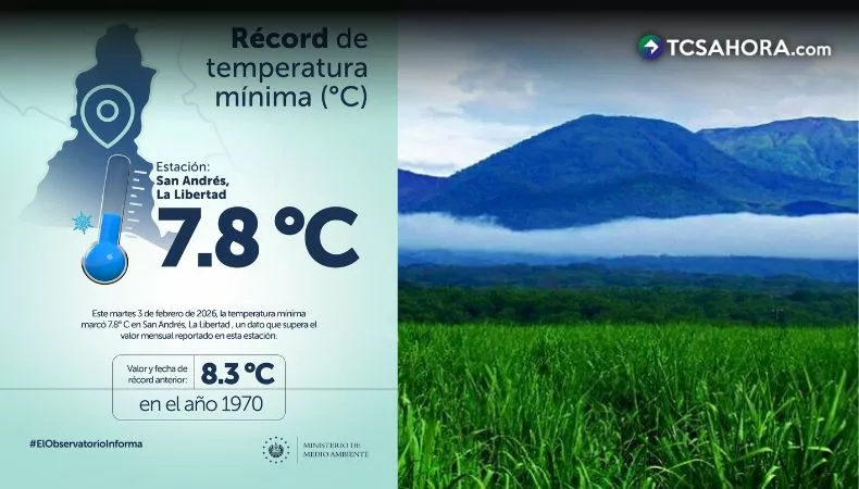 La estación de San Andrés registró su temperatura más baja desde 1970