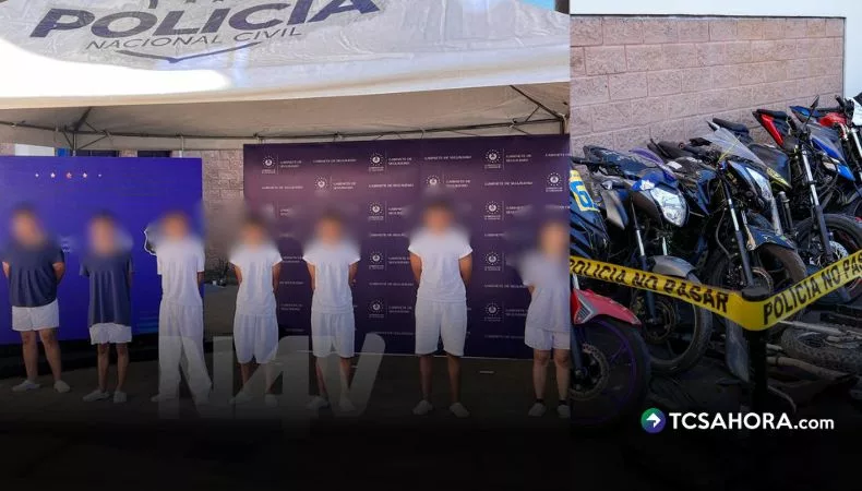 Desarticulan estructura criminal vinculada al hurto de motocicletas