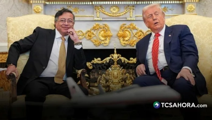 Los presidentes Donald Trump y Gustavo Petro sostuvieron este martes el primer encuentro cara a cara en la Casa Blanca.