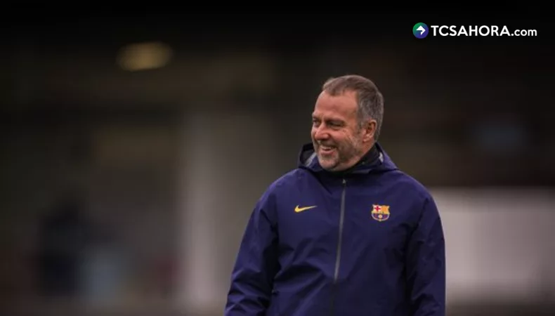 Hansi Flick «molesto» pese a la clasificación del Barça