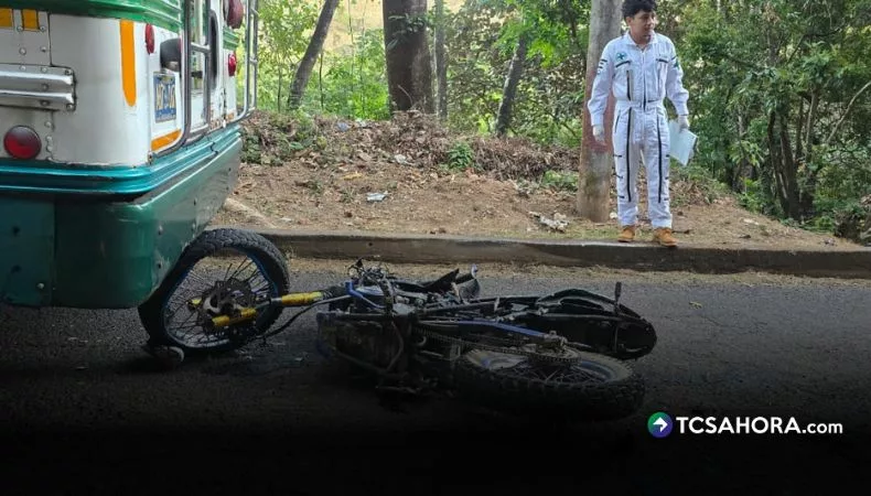 Motociclista fallece tras accidente de tránsito en Sensuntepeque, Cabañas 