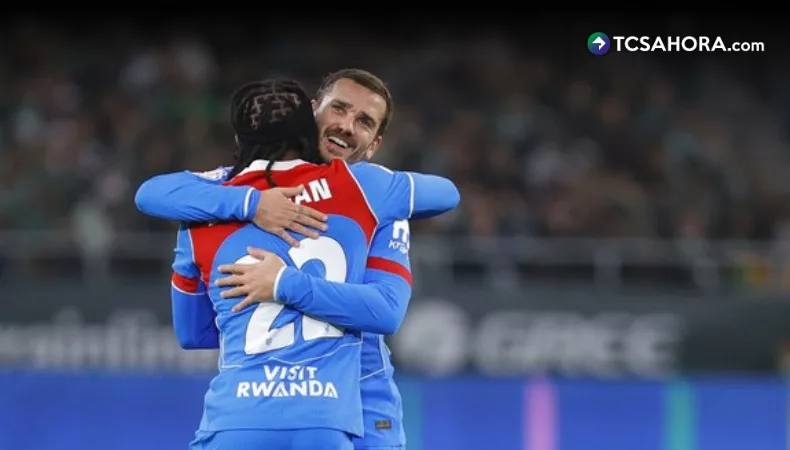 Atlético de Madrid golea al Betis para avanzar a semis de Copa