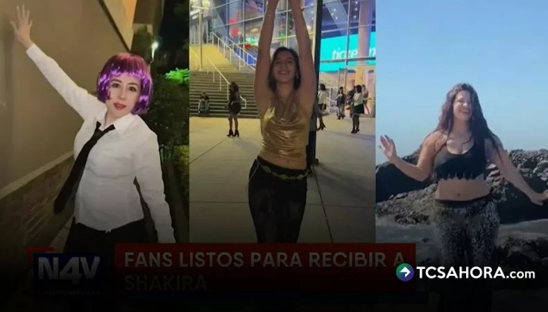 Fans celebran llegada de Shakira a El Salvador