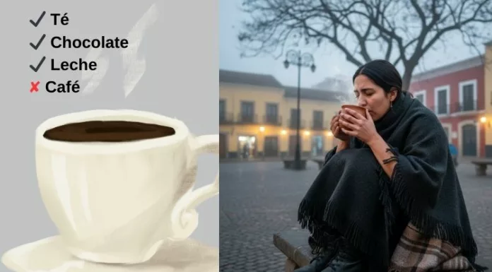 Si alguien sufre hipotermia debido al frío, los médicos recomiendan tomar bebidas calientes como chocolate, té o leche, pero no café.