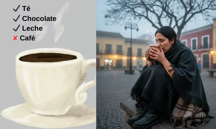 ¿Por qué no se debe tomar café caliente en caso de hipotermia?