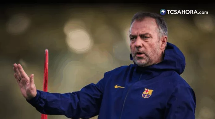 Hansi Flick volvió a evidenciar su descontento con el funcionamiento del Barcelona en el primer tiempo ante el Mallorca.