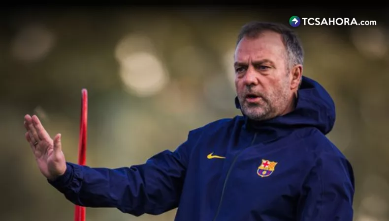 Hansi Flick: «No estaba contento en el primer tiempo»