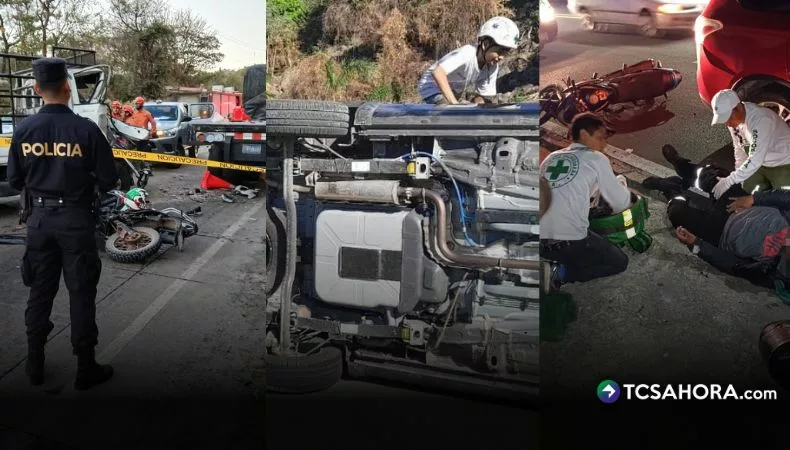 Accidentes dejan al menos un fallecido y nueve lesionados en las últimas horas