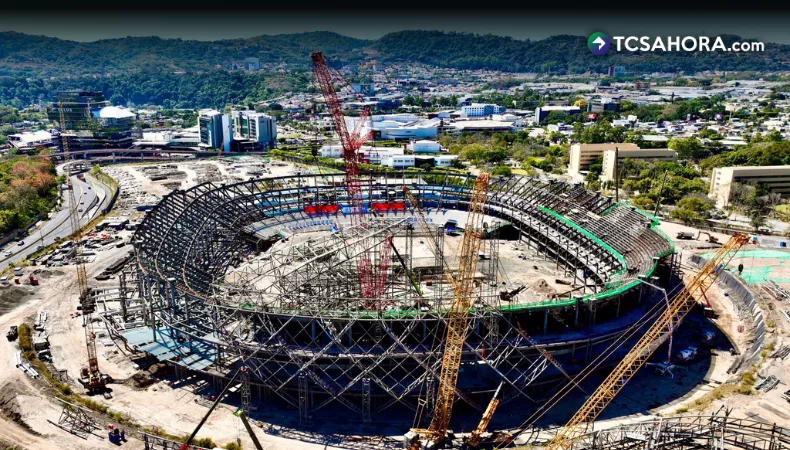 Inicia construcción de la cubierta metálica del Estadio Nacional de El Salvador