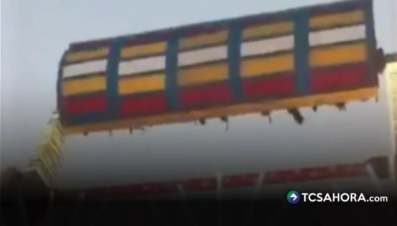 Al menos un fallecido y 13 heridos tras el colapso de juego mecánico en India