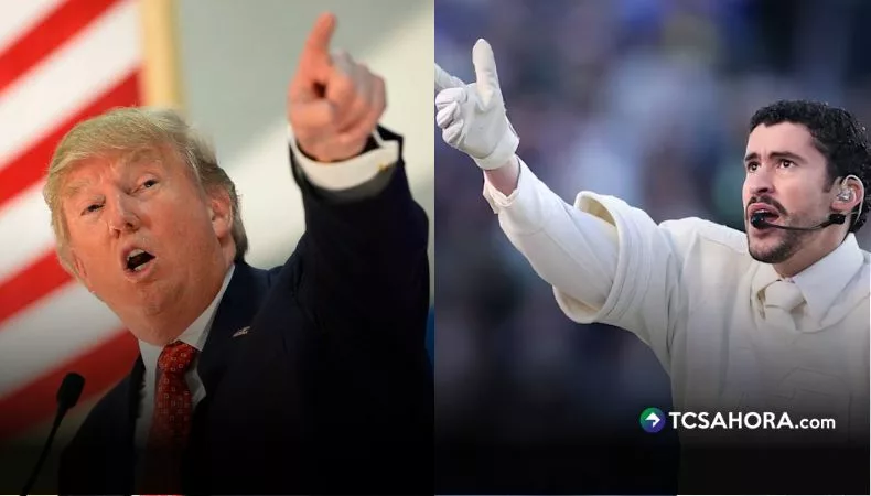 Trump arremete contra Bad Bunny por su presentación en el Super Bowl