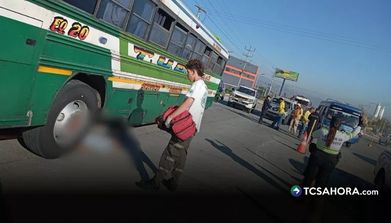 Mujer muere atropellada por autobús en Lourdes, Colón 