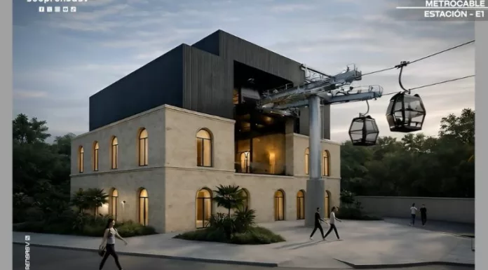 Metrocable estará listo en 18 meses, tendrá 153 cabinas y transportará por día entre 30 mil y 40 mil personas. Recorridos durarán 14 minutos.