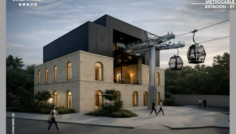 Inicia construcción de metrocable que beneficiará a 200 mil personas