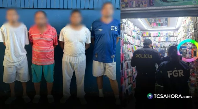 La FGR y la PNC ejecutaron el “Plan Tenaza” en el Centro Histórico y mercados capitalinos, donde desarticularon puntos de venta ilegal de dispositivos electrónicos.