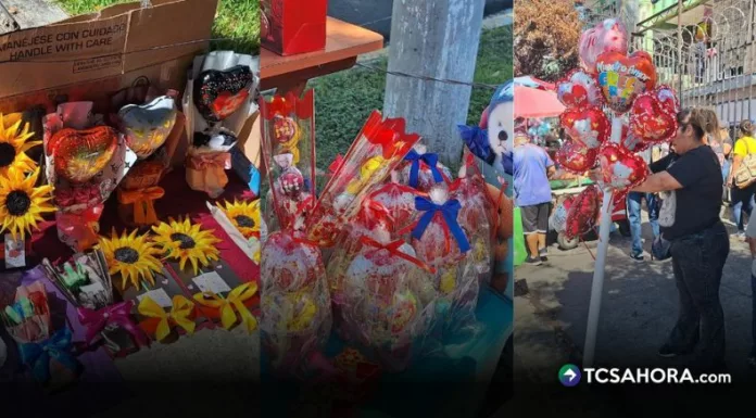El comercio alusivo al Día del Amor y la Amistad se tomó las calles, ofreciendo una amplia variedad de regalos para todos los gustos.