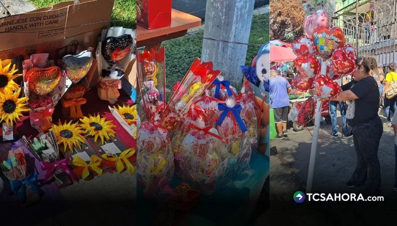 El Día de la Amistad llena las calles de rosas, peluches y chocolates