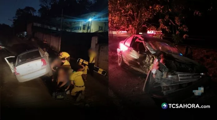 Al menos 12 personas resultaron lesionadas en una serie de accidentes de tránsito ocurridos entre la noche del sábado y la mañana del domingo en distintos puntos del país.