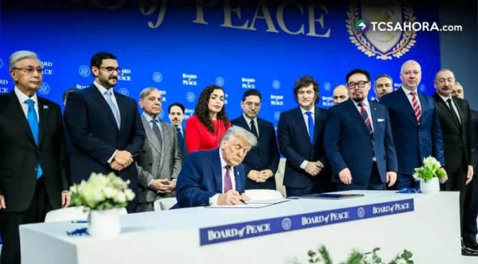 Donald Trump anunció que el 19 de febrero reunirá en Washington a la Junta de Paz y promete más de $5,000 millones para reconstrucción en Gaza.