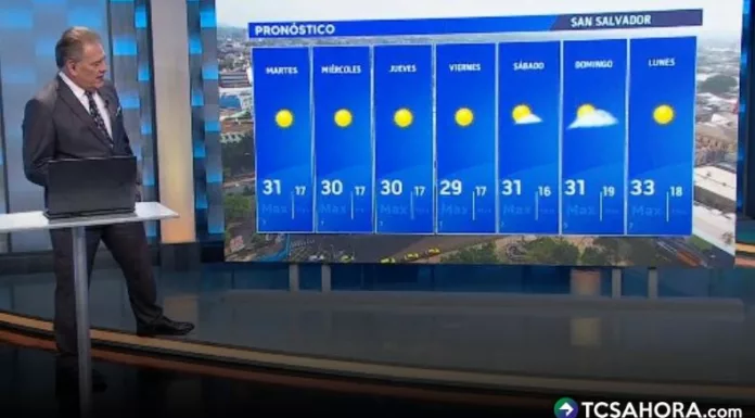 Los cielos despejados, algunas brisas y picos de calor durante el día marcarán el inicio de la semana. No se visualizan lluvias.