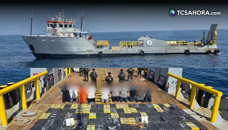 Marina Nacional incautó 6.6 toneladas de cocaína valoradas en $165 millones 