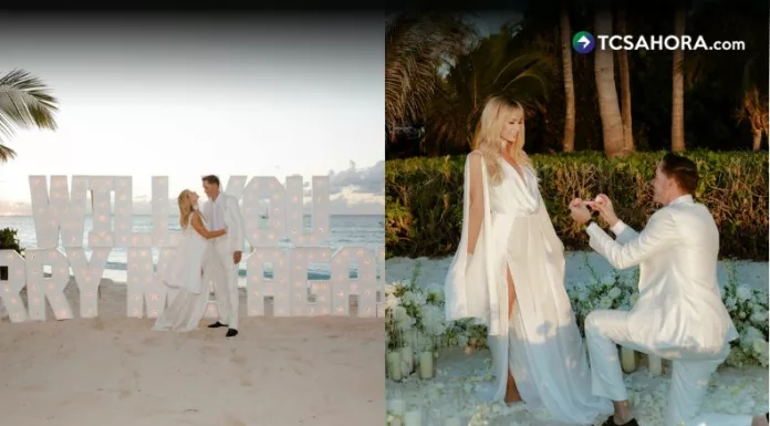 La empresaria compartió videos y fotos del nuevo “sí” en Instagram. La propuesta ocurrió en las Islas Turcas y Caicos, días antes de su cumpleaños.