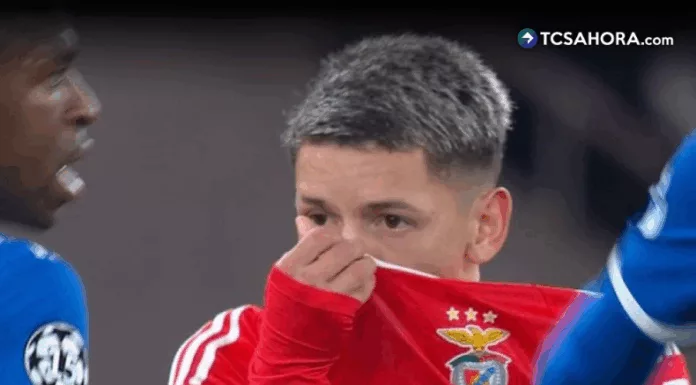 El joven del Benfica, el argentino Prestianni, niega rotundamente las acusaciones de racismo tras el cruce vivido ayer en el Estádio da Luz.