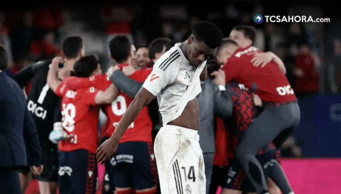 Real Madrid cayó ante el Osasuna y pierde su racha ganadora. El Real Madrid, cayó ante el Osasuna en Pamplona y pone en riesgo su liderato en La Liga tras la jornada 25.
