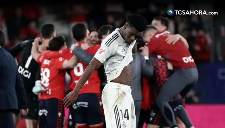 Real Madrid cayó ante el Osasuna y pierde su racha ganadora.