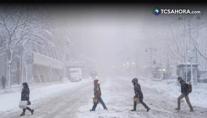 Intensa tormenta invernal paraliza Nueva York y el noreste de EE. UU. Una intensa tormenta invernal mantiene bajo alerta a Nueva York y el noreste de EE.UU., con restricciones de viaje, suspensión de clases y cancelación de vuelos.