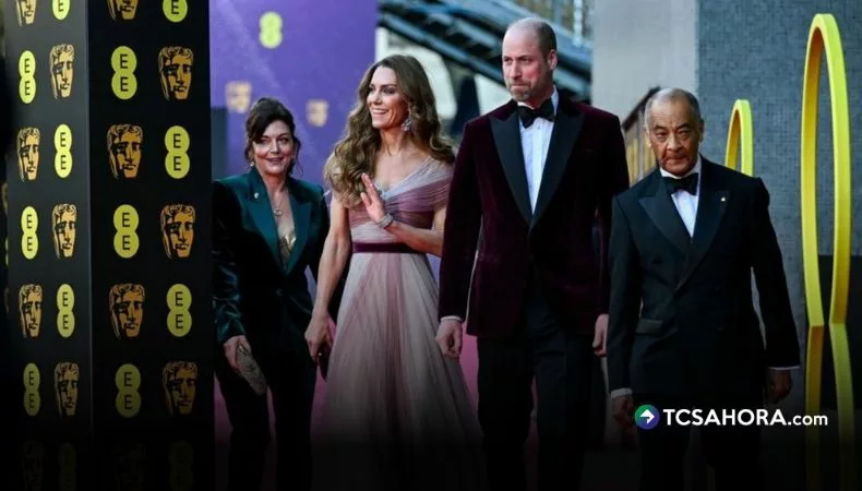 Guillermo y Kate reaparecen tras la detención del expríncipe Andrés