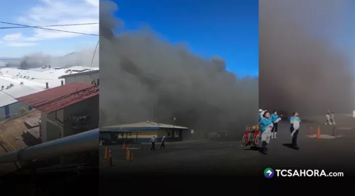 Esta mañana se registró un incendio estructural en las bodegas del Puerto CORSAIN, localizadas en La Unión Sur.