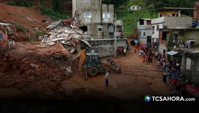 Lluvias en Brasil dejan al menos 23 fallecidos y varios desaparecidos