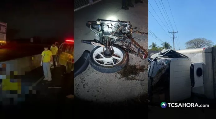 Al menos cuatro personas murieron y tres más resultaron lesionadas en accidentes de tránsito registrados en diferentes puntos del país.