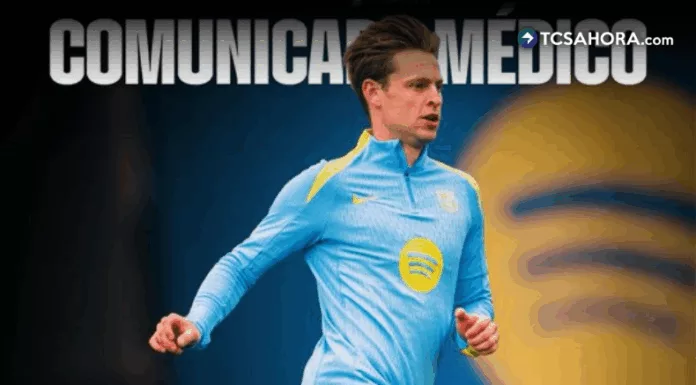 El mediocampista del Barcelona, Frenkie de Jong, sufrió una rotura en el bíceps femoral derecho y se perderá encuentros determinantes del tramo final con su equipo.