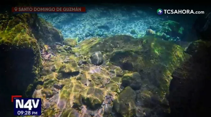 En el distrito de Santo Domingo de Guzmán se encuentra “Los Borbollones”, un río que asombra por la claridad de sus aguas y la belleza de su entorno.